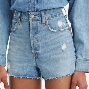 Levi's Jeans Ribcage Shorts - Light Wash